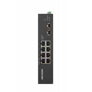 L2, Unmanaged, 8 Gigabit RJ45 PoE ports, 2 Gigabit SFP uplink ports, 802.3af/at/bt, port 1-2 support