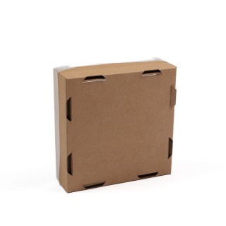 Corrugated cardboard box with PE cover 150x150x50mm 14e 100 pieces