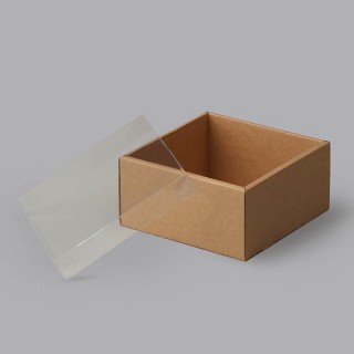 Cardboard boxes 150x150x80mm, special with lid, 14E