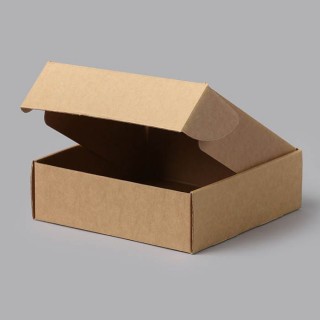 Cardboard box with lid 200x200x65mm 14E