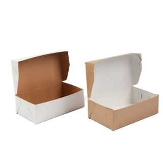 Cake boxes 205x205x65mm, cardboard (1000 pcs/pack)