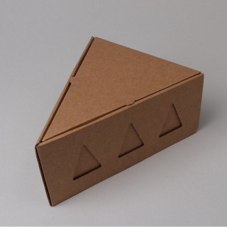 Cardboard triangular boxes high 208x175x100mm, spec., 14E