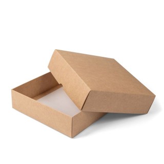 Cardboard boxes 210x210x60mm, spec with lid