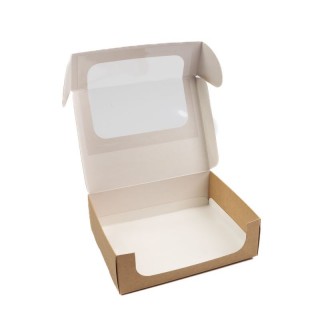 Картонная коробка для торта с коробкой+вставкой. 220x170x70 мм 100 штук