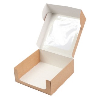 Cardboard cake box with box 230x230x90mm +insert 100 pcs/pap