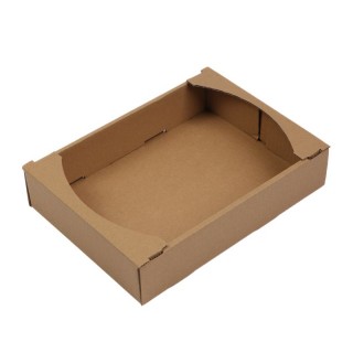 Cardboard cookie box 288x202x62 14B brown
