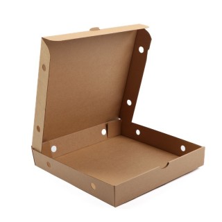 Гофрированная картонная пицца коробка 320x320x40mm, 14e 100 штук