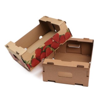 Гофрированная картонная овощная коробка 370x275x130, 16C 100 ПК/Пап