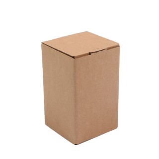 Гофрированная картонная коробка 72x72x120 мм, 0215,14e коричневые 100 кусочков
