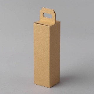 Corrugated cardboard shamp. box 90x90x35mm 14e with hand. 100 pieces
