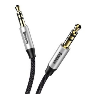 Audio kabelis 2x3.5mm Jack, 50cm | audio cable AUX plug - jack plug 3.5 mm stereo Baseus 100cm