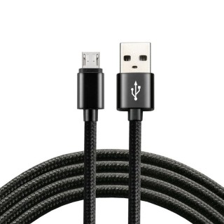USB micro B cable / USB A 0.3m everActive CBB-0.3MB 2.4A in a package of 1 pc.