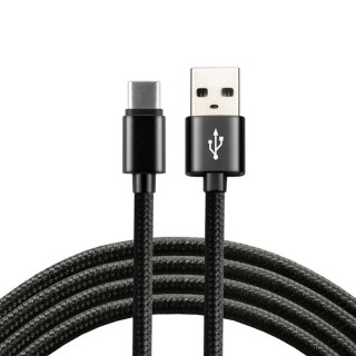 USB-C 3.0 male / USB A male 1.2m everActive CBB-1.2CB 3.0A black in a package of 1 pc.