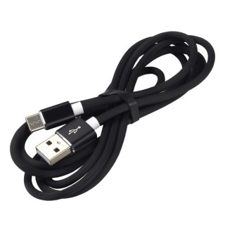 USB-C 3.0 vyriškas / USB A vyriškas 1.0m everActive CBS-1CB 3.0A juodas pakuotėje 1 vnt.