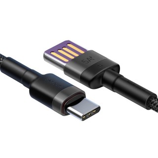 USB laidas – USB-C / Type-C 100cm Baseus Cafule CATKLF-PG1 Super Quick Charge 40W 5A su greitu įkrov