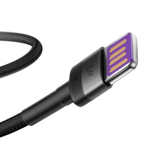 USB laidas – USB-C / Type-C 100cm Baseus Cafule CATKLF-PG1 Super Quick Charge 40W 5A su greitu įkrov