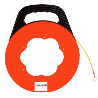 Тросовый лебёдка для прокладки кабеля с дозатором | Диаметр волокна 3 мм | Длина 15 м