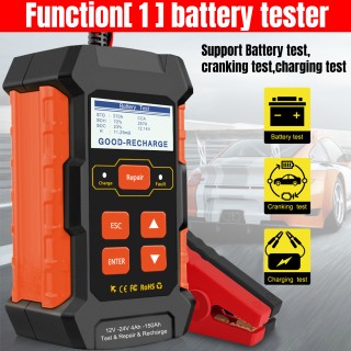 Battery Tester - Charger | Battery Repair Function | Charge 12V 4-150Ah | KW520