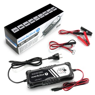 Automatic 12V and 24V battery charger | For car and tractor equipment | Max. current 10A CBC-10