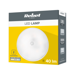 LED naktinė lempa su magnetu | Judėjimo jutiklis | 550mAh baterija | 68x15 mm | USB-C