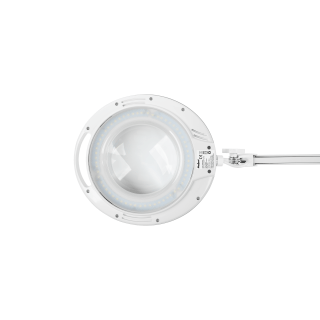Dirbtuvių lempa su padidinamuoju stiklu Rebel 5D 10W, 6500K.
