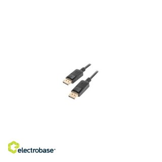 LANBERG DisplayPort M/M kabelis 0,5m 4K bl