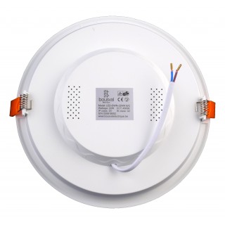 LED light panel. Round shape 22W 3000K 220x36mm with built-in control unit