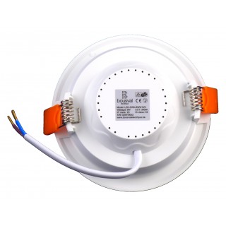 LED light panel. Round shape 9W 4000K 116x36mm with built-in control unit