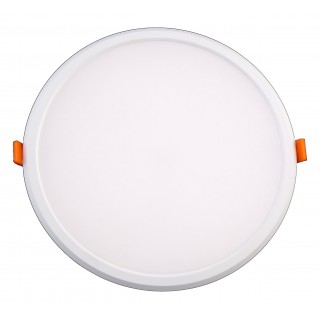 LED light panel. Round shape 22W 3000K 220x36mm with built-in control unit