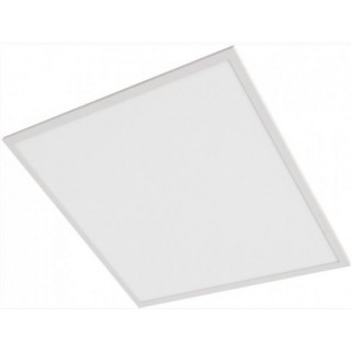 LED light panel. 600x600mm, 34W, 3000K (for cut-out 595x595x33mm) white frame with power supply unit