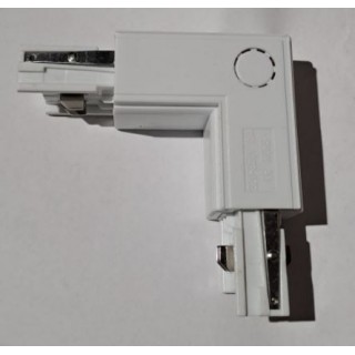 LED Tracklight connector L type 3P White