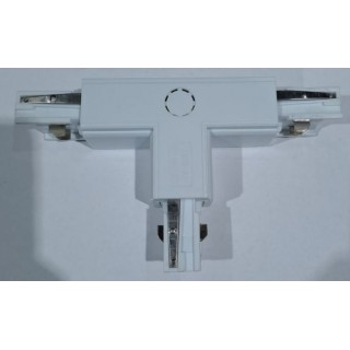 LED Tracklight connector T type 3P White