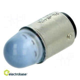 Светодиодная лампа синего цвета | БА15Д | 230 В переменного тока