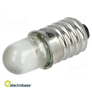 Светодиодная лампа белая | Е10 | 230 В переменного тока | 1100÷1600 мкд