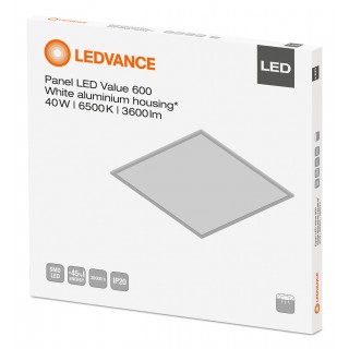 Ledvance LED Griestos iebuvejamais kvadratformas gaismeklis 600x600mm 36W/3000K IP20
