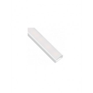 Profils alumīnija balts LED lentei, ar baltu vāciņu, virspusējs LINE MINI 2 metri