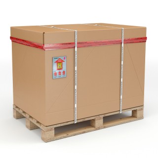 Pallet box, Bune, 1184 x 784 x 810mm, 10 pcs/