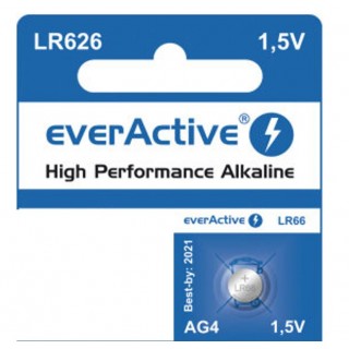 G4 baterijas everActive Alkaline LR66/377A iepakojuma 1 gb.