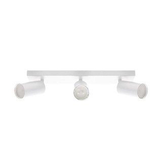 MANAM GU10 3L Ceiling and wall lamp, white IP20