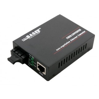 Media konvertors/ Single fiber/ SM/ 10/100Mbps/20km/ SC/ 1310
