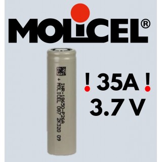 18650 Аккумулятор INR18650-P26A Molicel 2600 мАч, литий-ионный, 3,6/3,7 В, 35 А