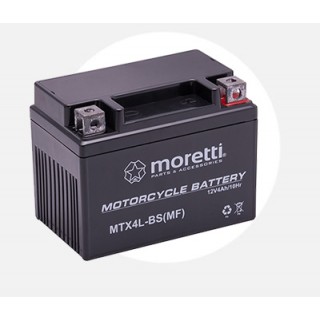 Akumulators MOTO 12V 4Ah mtx4L-BS moretti