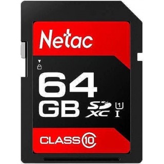 Atmiņas karte SDXC 64GB UHS speed class I | Class 10 | Lasīšanas ātrums līdz 80MB/s | U1 |  NETAC