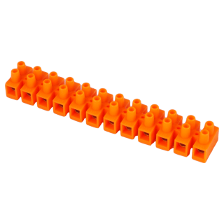 Терминальный ряд оранжевый. 2,5 мм2