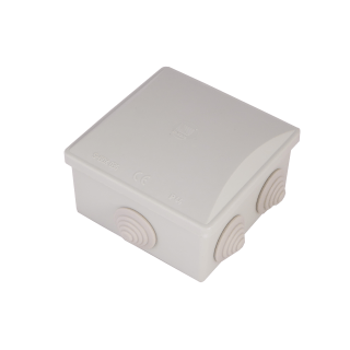 Branch box V/A IP44 80x80x40 with inlet