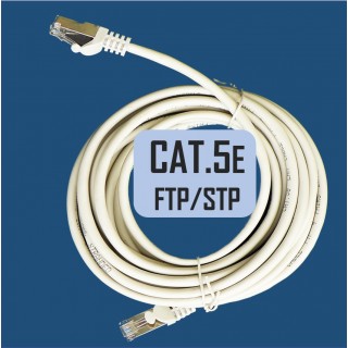 CAT5E patch cord/ FTP/ grey - 5m