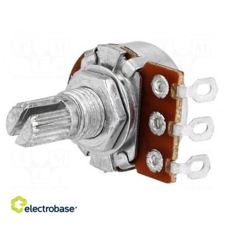 Potentiometer: shaft; single turn; 10k?; 63mW; ±20%; on cable; 6mm