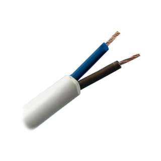 OMY 2x0.75 flexible electrical cable with copper core. Intended for indoor use.