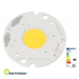 Barošanas gaismas diode | COB | 120° | 500mA | P: 15,5W | 2373lm | Ø36,2 mm | Krimināls: 81