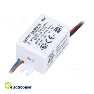 Power supply: switched-mode | LED | 4W | 12VDC | 330mA | 90÷264VAC | IP65
